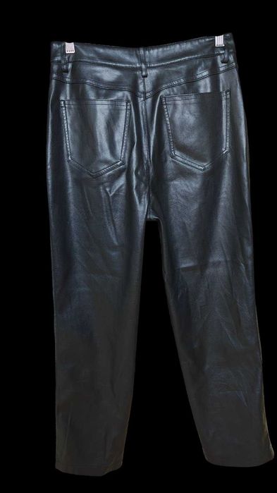 Кожен панталон, черен