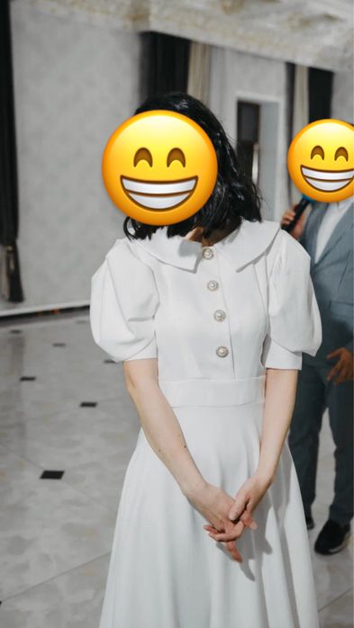 Продам платье белое