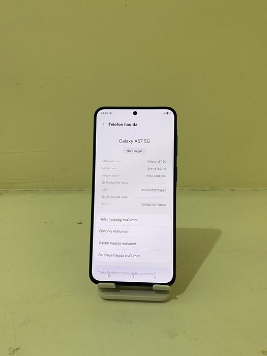 Samsung A57 5G (8/256) ideal srochna