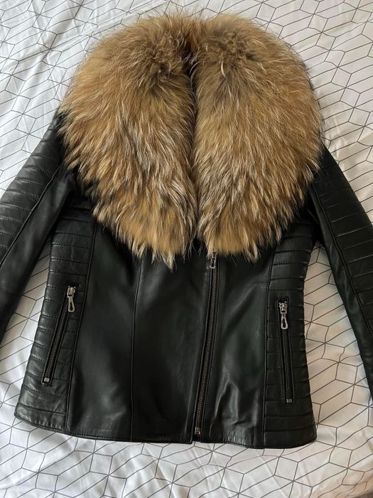 Geaca piele naturala