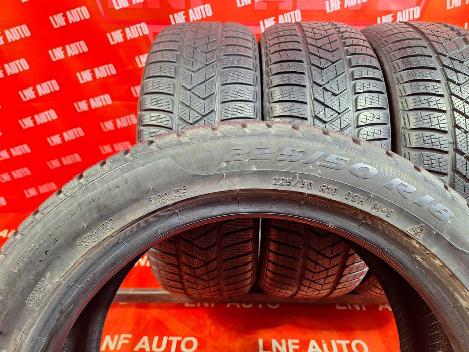 Anvelope de IARNA - 225/50/18 - PIRELLI - 7.6 - 6.5 MM - DOT 2019 !