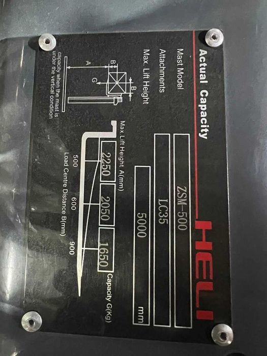 КАРА Дизельный вилочный погрузчик HELI 3.5T 4.5m