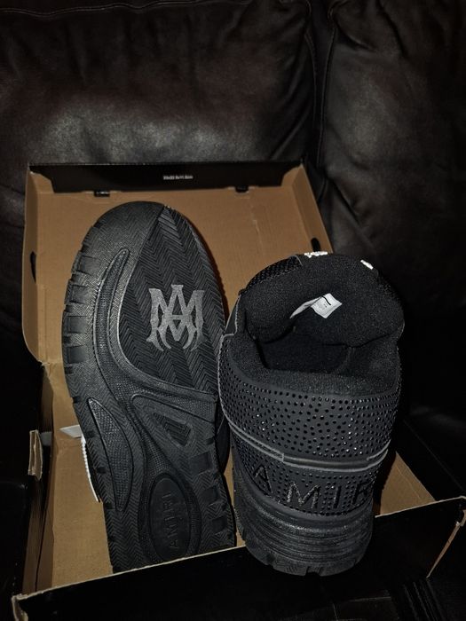 Vand Amiri MA 1 Full negri cu pietricele/All Black Rhinestones noi
