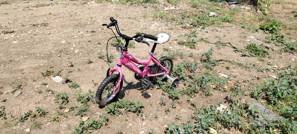 Bicicleta Copii 2-4 ani VISION Belle 12” 12 Inch cu Roti Ajutatoare