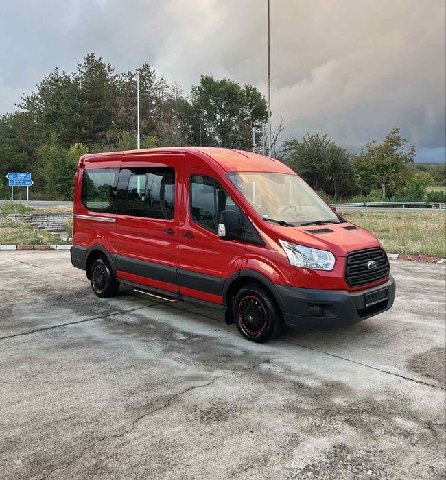 Ford Transit 2.2 TDCI 9 Места, 2х Клима, Серв. История, 2 Броя!