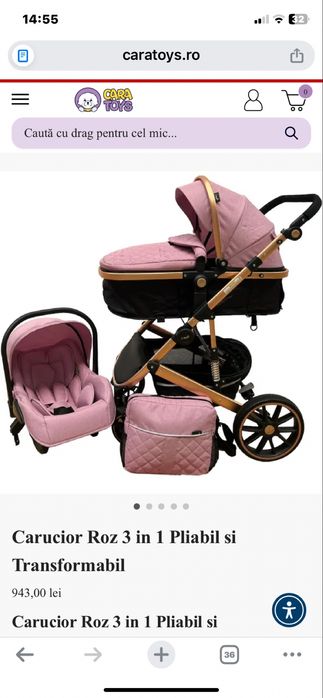 CARUCIOR 3-1 folosit stare buna