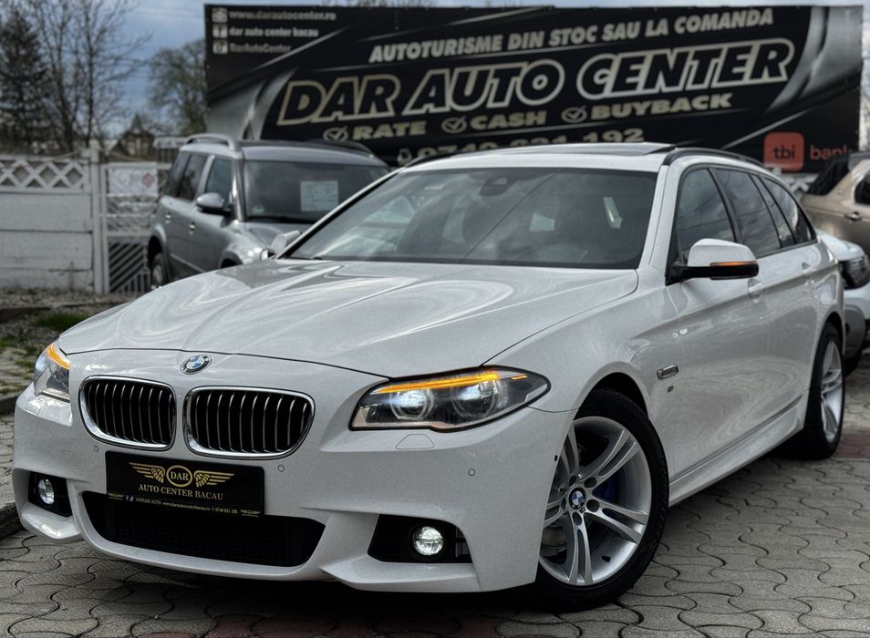 BMW F11 520D X-DRIVE M-PACHET ALB PERLAT AN 2014 IMPORT ITALIA Stare Tehnica Estetica Perfecta Full Dotari Garantie 12 Luni Rate Cash Buy back
