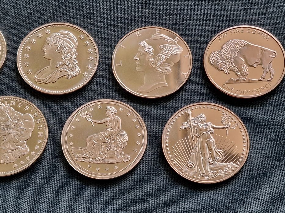 Медна монета, медно кюлче copper coin copper bar