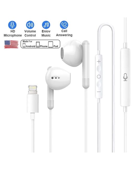 Pachet 3 in 1 Incarcator/Cablu/Casti Compatibil Iphone