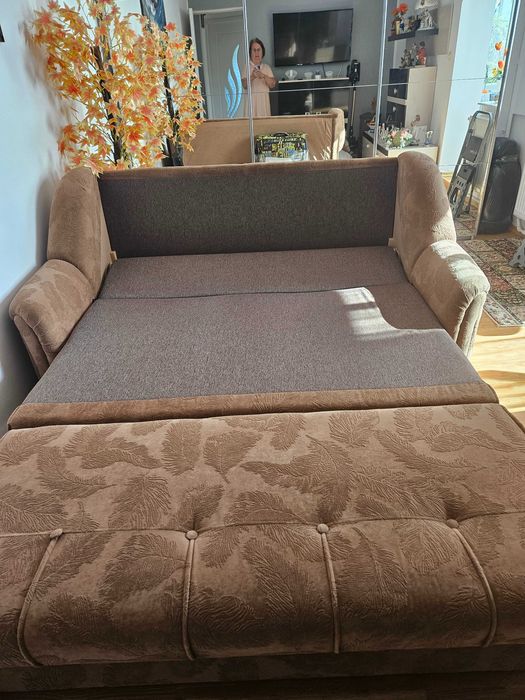 Vand canapea culoare maro capucino