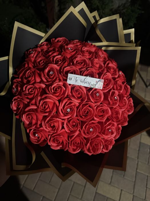 Buchete din trandafiri de sapun