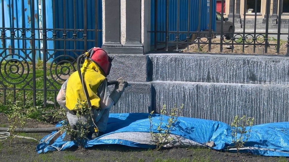 Пескоструй, Пескоструйная очистка песком