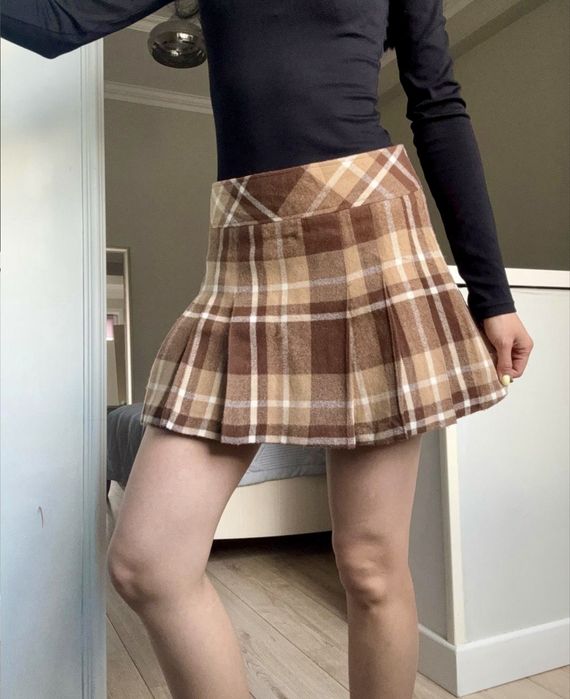 Юбка клеточная.