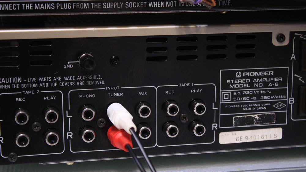 Statie+tuner Pioneer A-6(2x75W).