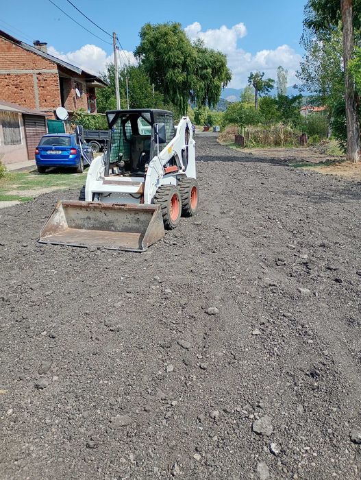 Услуги с мини багер, бобкат, трамбовка и самусвал!