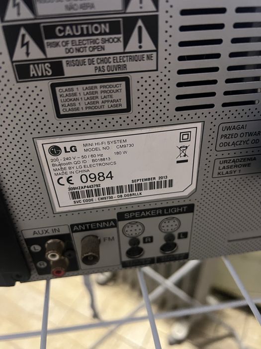 Sistem muzica LG CM9730