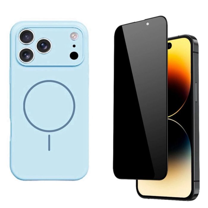 Iphone 17 17 AIR PRO MAX Husa Magnetica  + Folie Sticla Esd Privacy