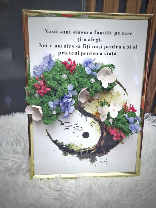 Tablouri cu licheni stabilizati