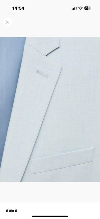 Costum MANGO light blue, perfect pentru adolescenti
