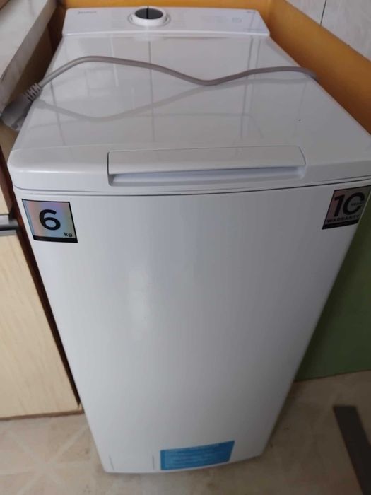 пералня с горно зареждане с инв. двигател, клас А, изгодно, нова