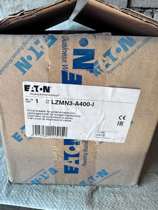 Автоматический выключатель LZMN3-A400-I Eaton
