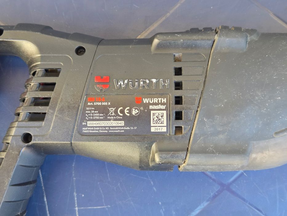 Комплект акумулаторни машини WÜRTH 18V – мощни, професионални