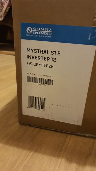 Продавам ново вътрешно тяло за климатик Olimpia Spendid 12btu