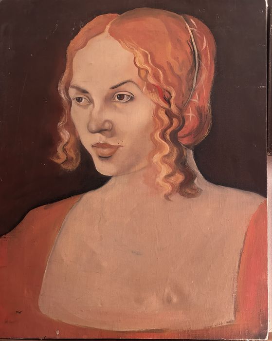 Портрет на жена, масло на платно
