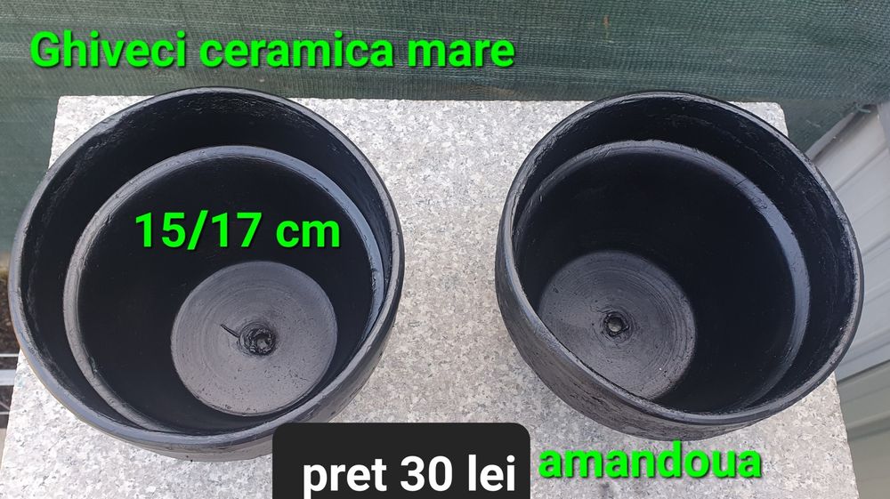 Ghivece ceramica mici si mari