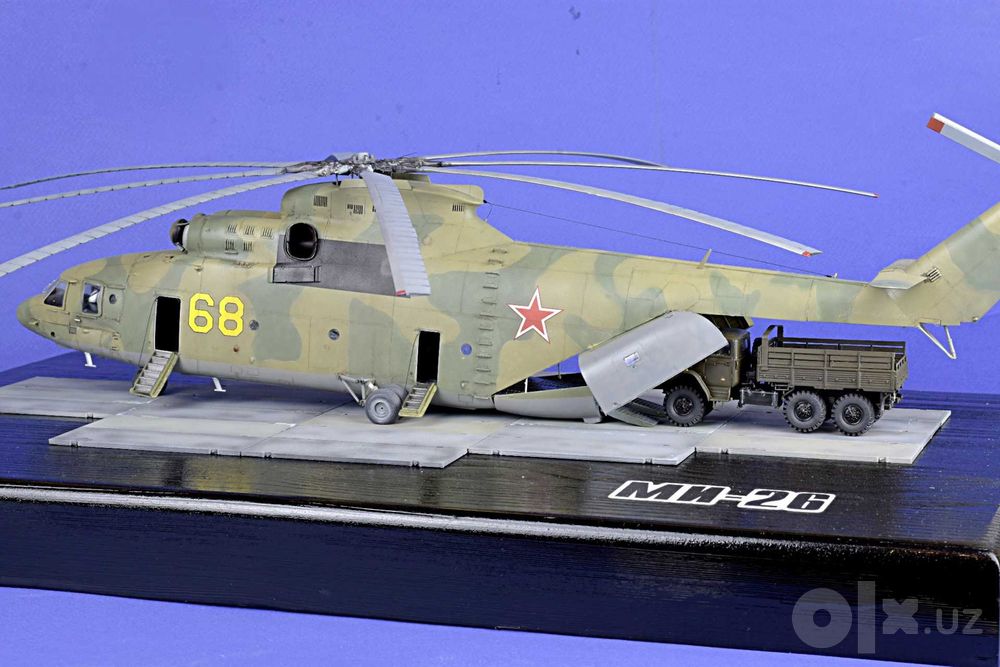 сборная модель вертолета МИ-26 в масштабе 1/72 пособие в клуб ют