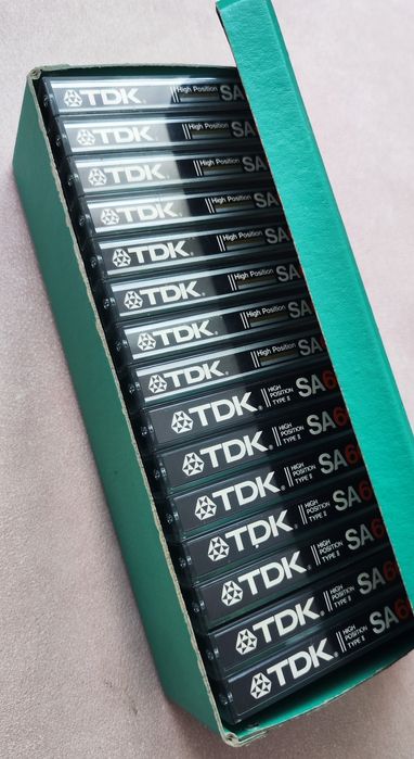 Lot de 15 casete TDK SA60