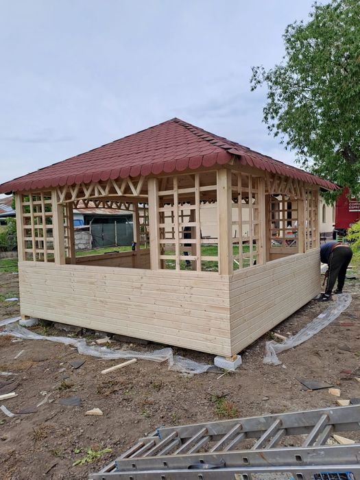 Foșoare și terase din lemn