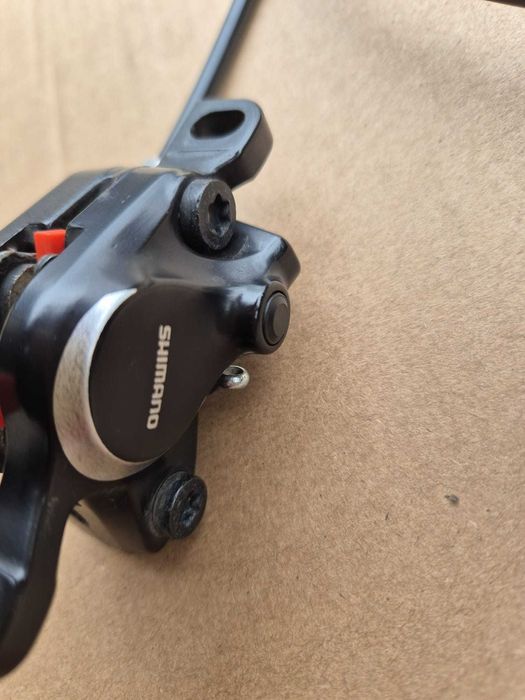 Set frane hidraulice Shimano BL-M315, fata-spate, placute noi