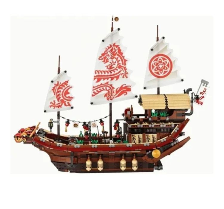 онструктор NinjaGo Летающий Корабль Мастера Ву 10723
