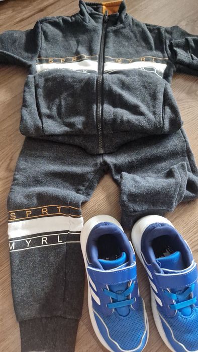 Лот детски екип 92см. ,и  маратонки Adidas  26 номер