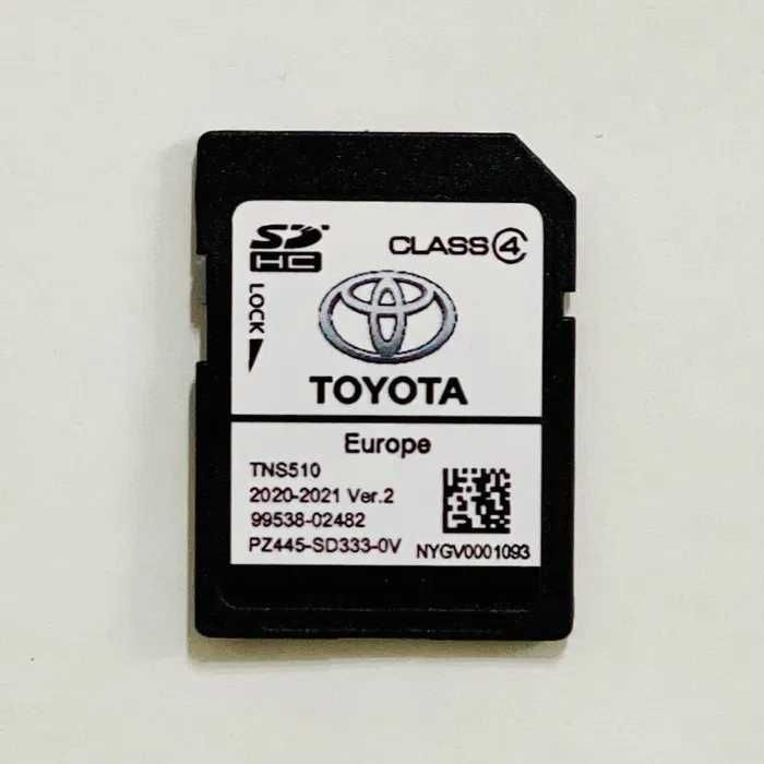 TOYOTA TNS510 Navi SD CARD Full Europa 2020-2021