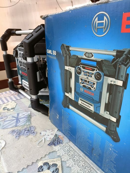 Radio șantier BOSCH GML 50 cu telecomandă