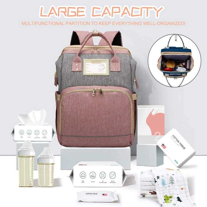 МНОГОФУНКЦИОНАЛНА РАНИЦА за принадлежности с попивалник и кошара