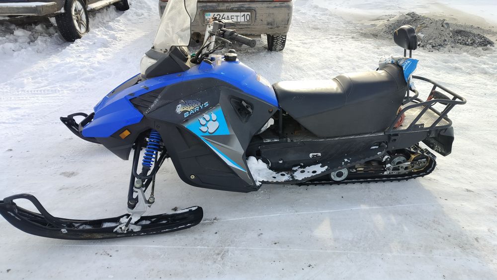 Снегоход в среднем состоянии