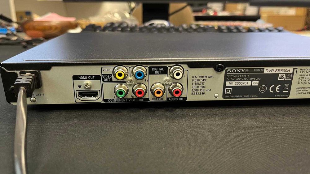 Cd/Dvd Player Sony SR 600H