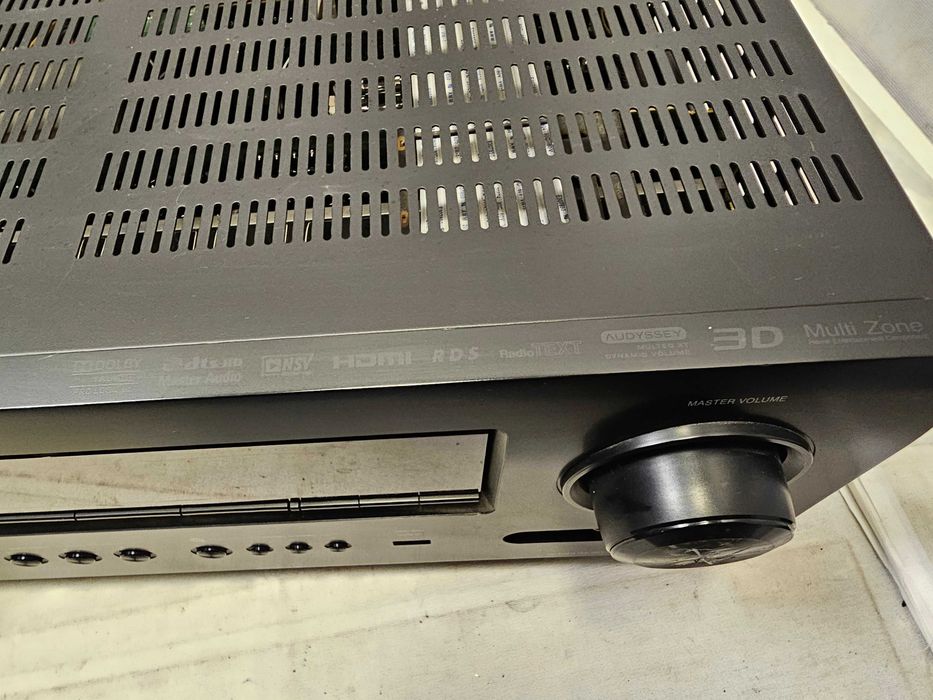 AV Receiver 7.1 Denon AVR-1912 functional – HDMI 3D, ARC, Network – 460W