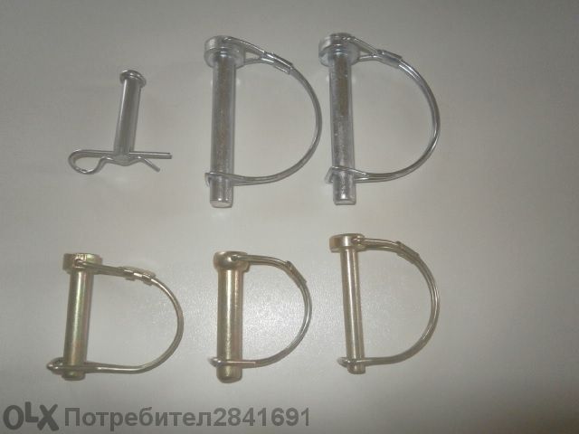 Заключващ щекер / чоп, щифт, болт, фиба /. За мотофреза, мотокултивато