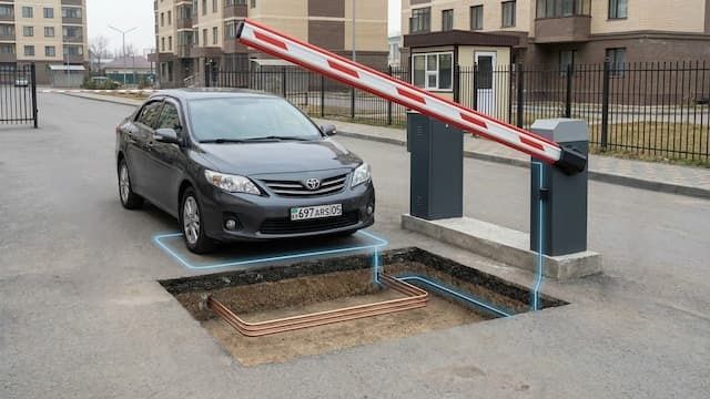Детектор Магнитной Петли для Автоматического Открытия Шлагбаумов Ворот