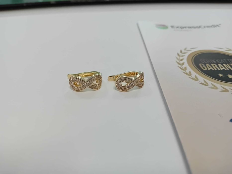 (Ag33) Cercei Aur 14K/Garantie 2 ani