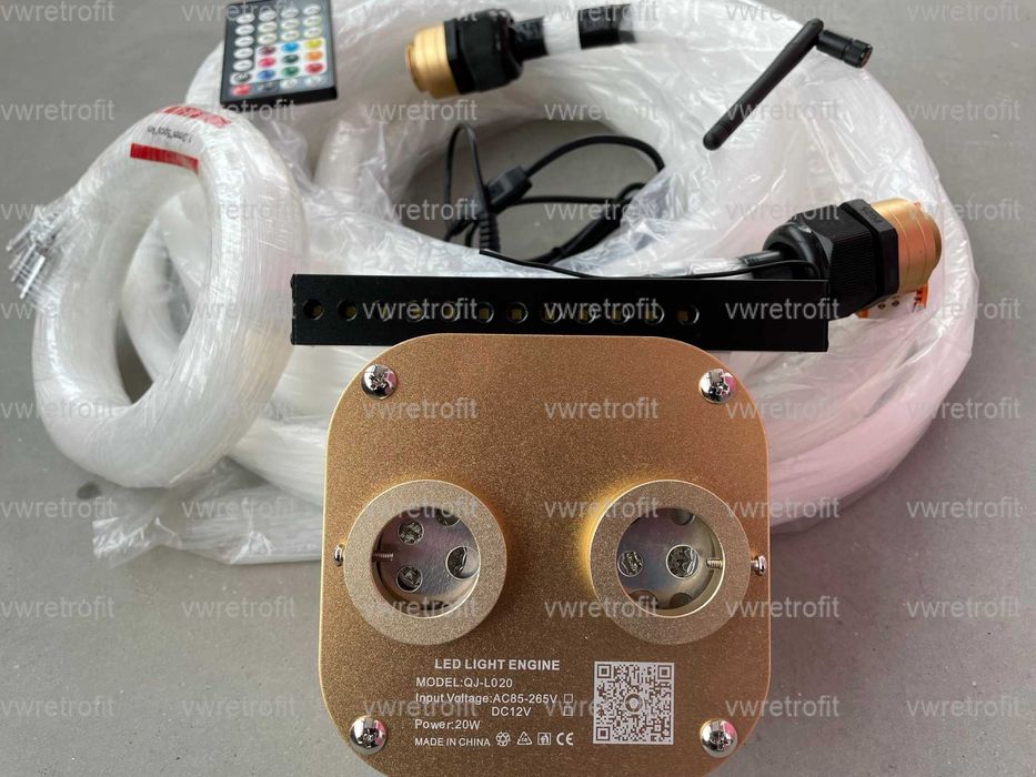 KIT Premium 20W RGBW Starlight TWINKLE Plafon instelat cu efect Meteor