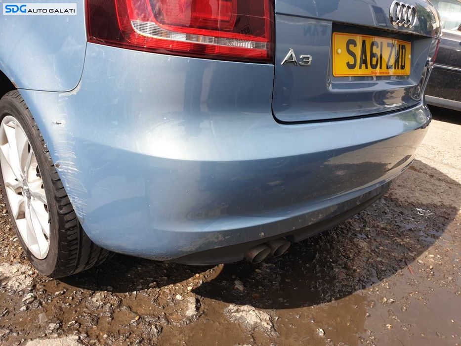 Bara Spoiler Spate Complet S-Line Sline Audi A3 8P Coupe 2 Usi Facelift 2004 - 2013 Culoare LX5X