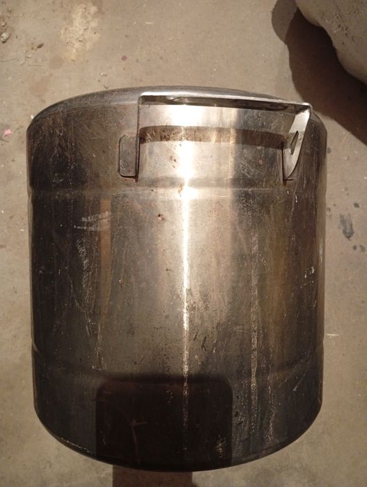 Метален неръждаем съд  с охладител