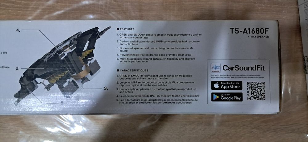 Оригинал Pioneer TS-A1680F колонка