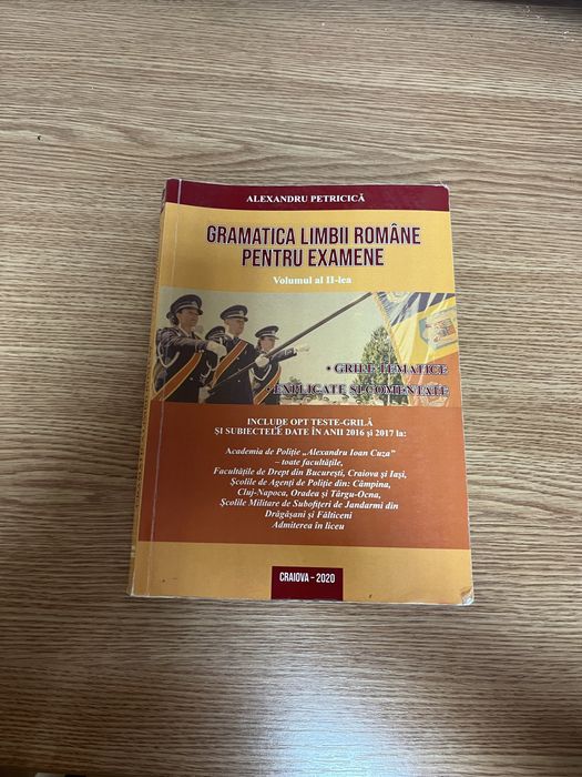 Culegere de teste grila pentru admiterea la academia de politie