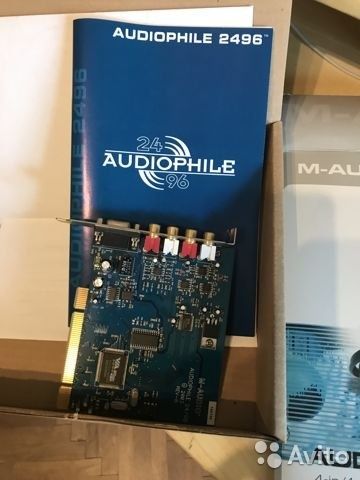 Внутренняя звуковая карта Новая M-Audio Audiophile 2496